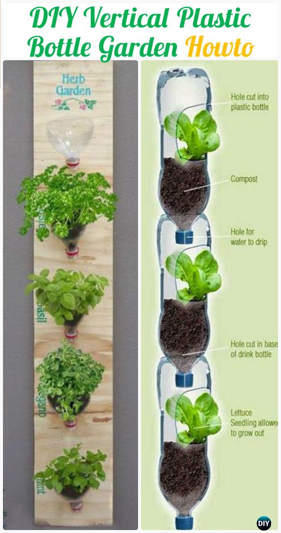 Diy Plastic Bottle Garden Projects, How To Make A Hanging Garden From Plastic Bottles