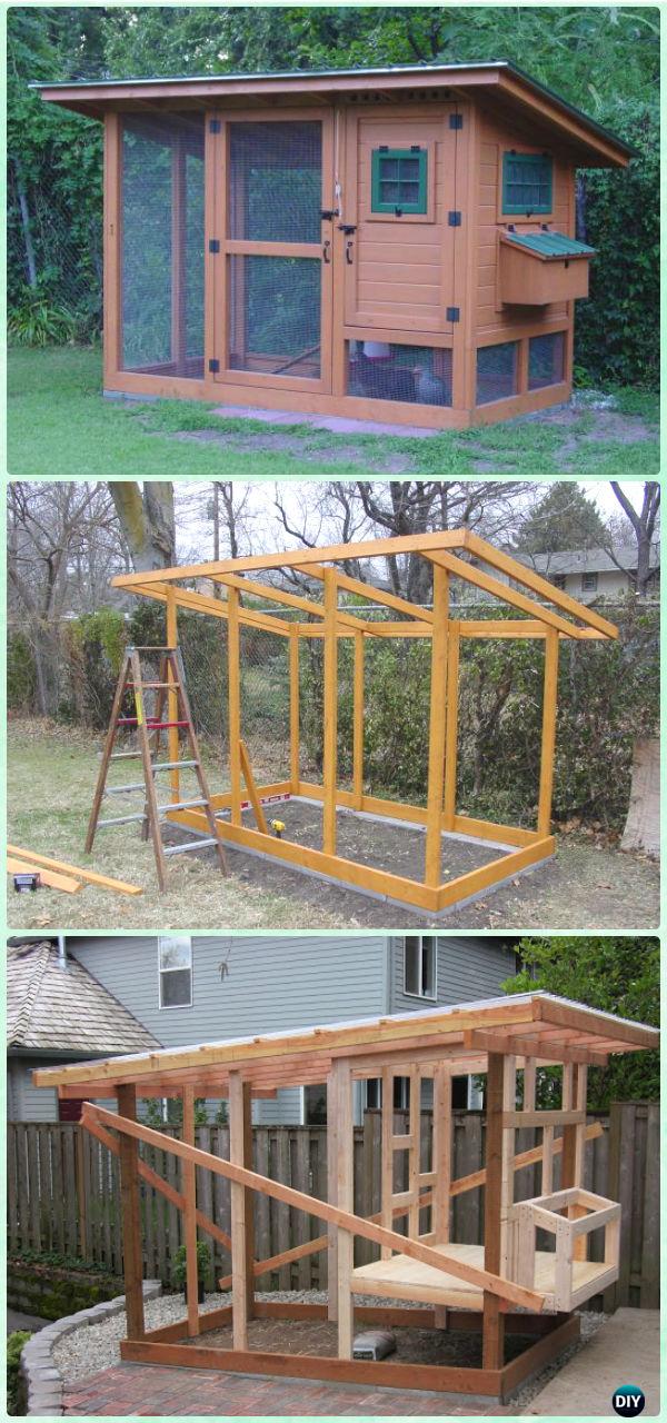 DIY Wood Chicken Coop Free Plans & Instructions