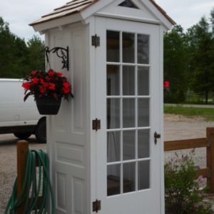 Turn Old Door Into Garden Shed