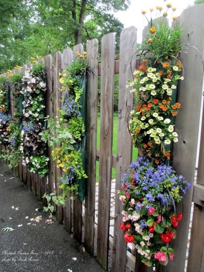 Backyard Garden Fence Decoration Makeover DIY Ideas